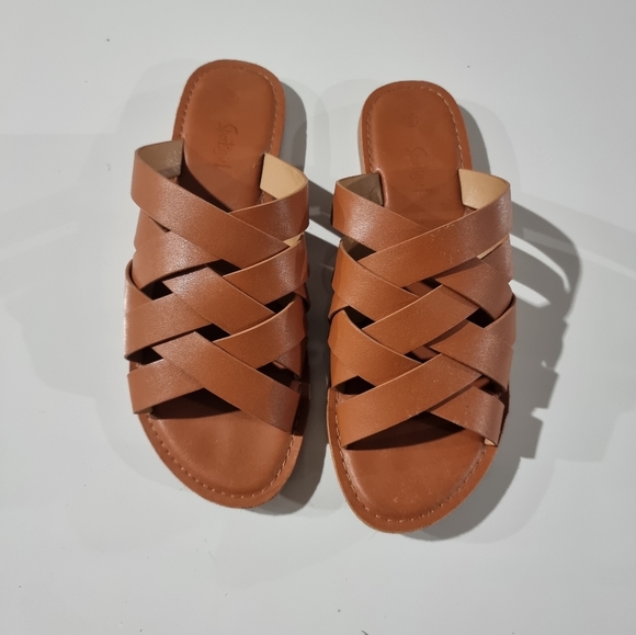 Sportsgirl | Shoes | Sportsgirl Tan Sandals Size 9 | Poshmark